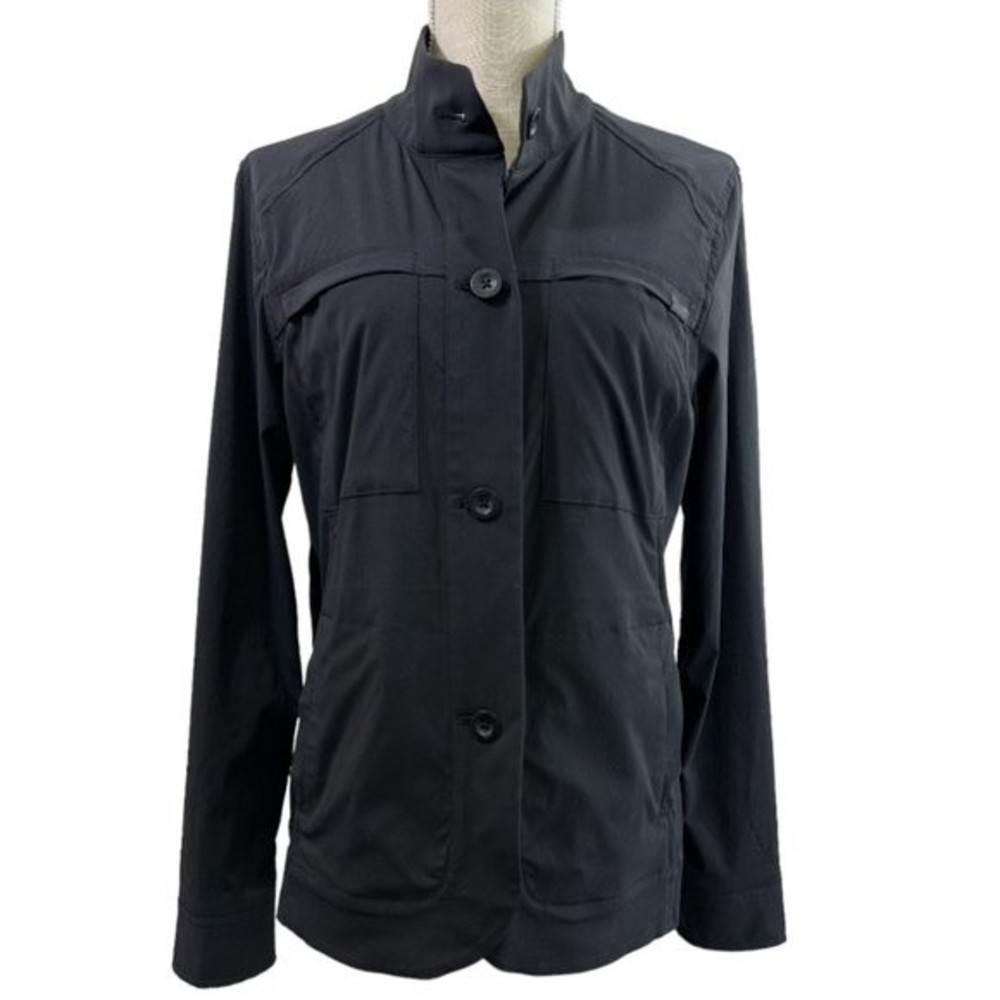 Eddie Bauer Women’s Black Travel Blazer with Pockets Size 12